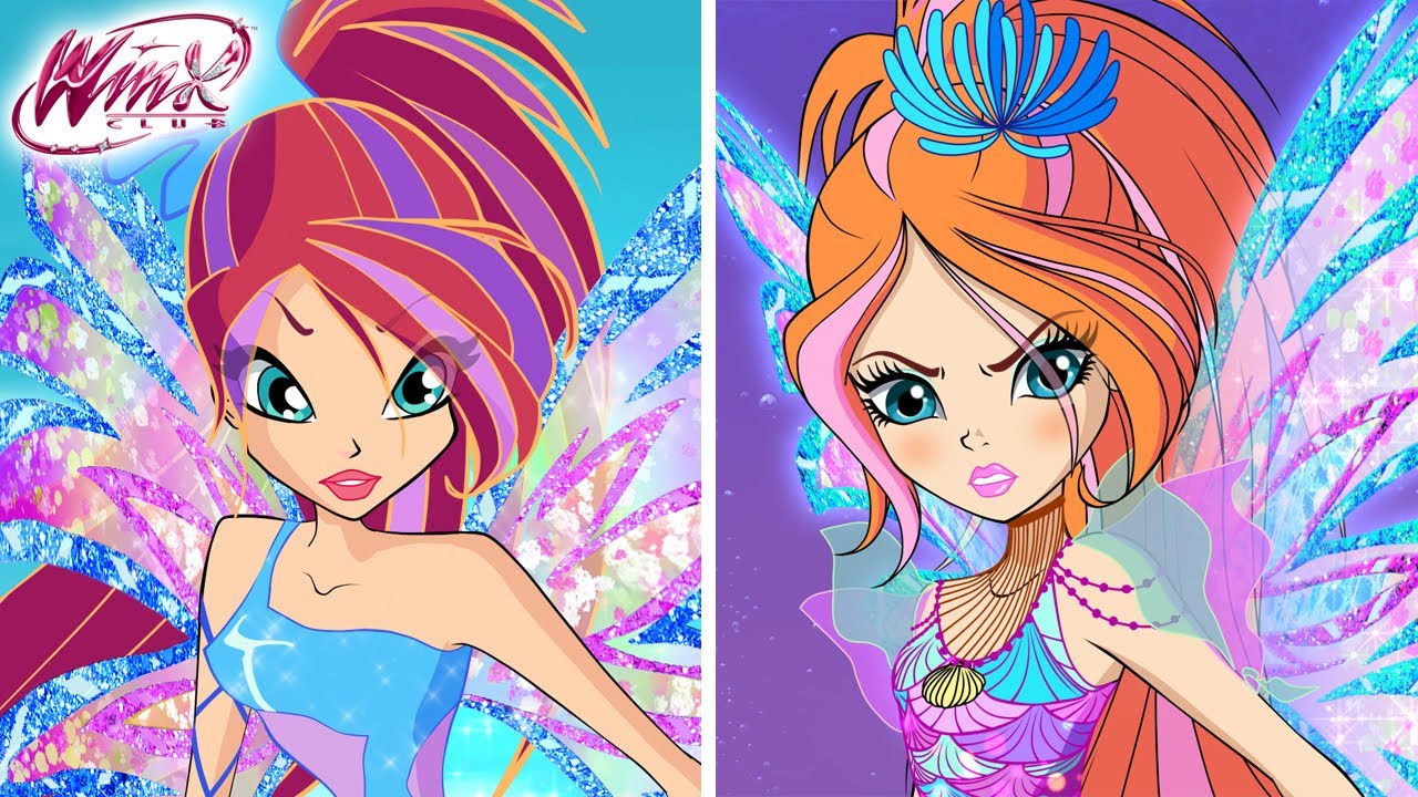 Winx Club - Sirenix Transformations - Season 5 vs 8 Comparison