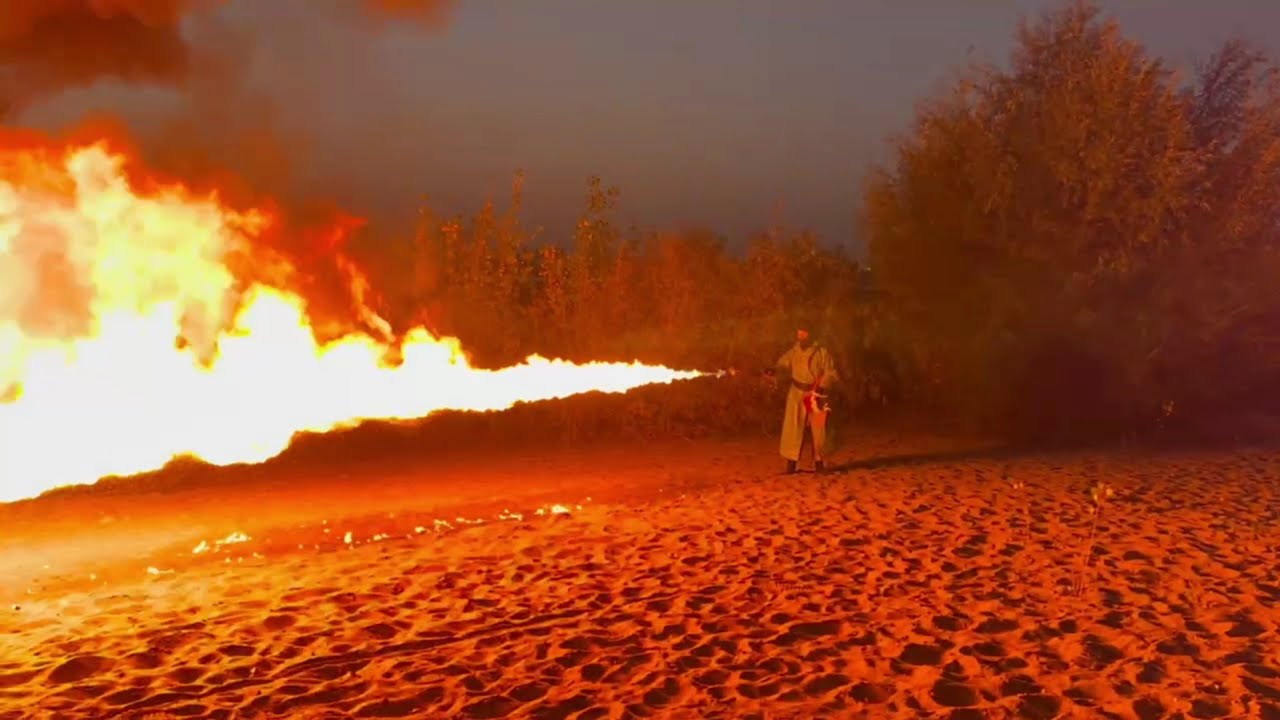 Самодельный ранцевый огнемет | homemade flamethrower