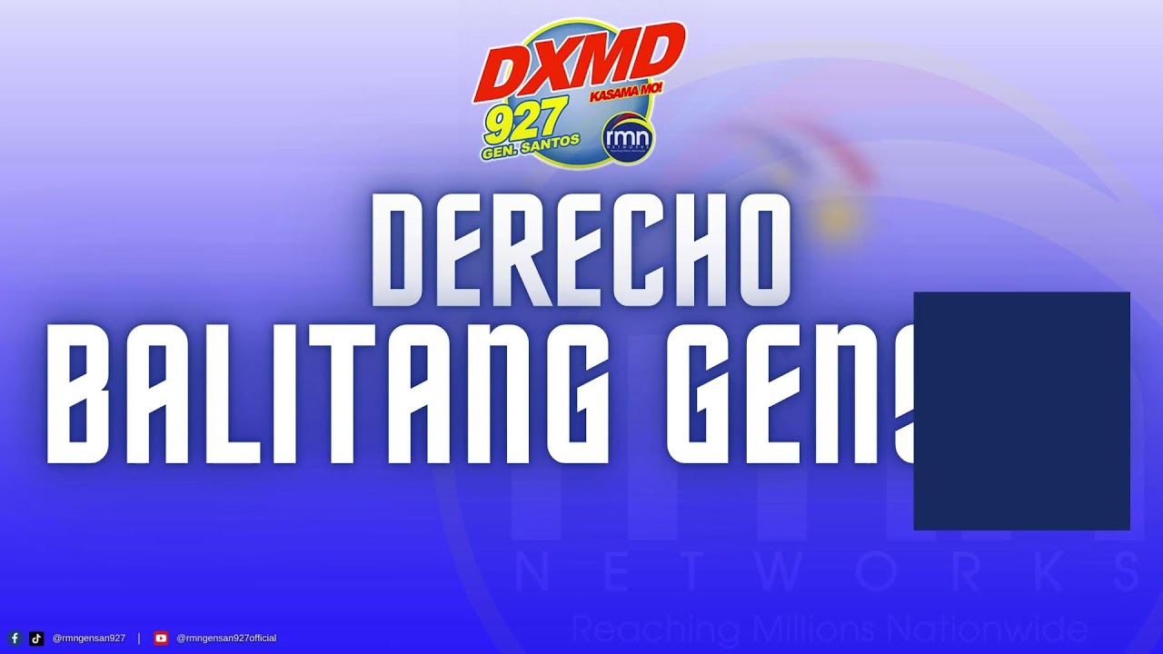 Derecho Balitang General Santos | Jan. 28, 2026 | 6:00AM - 6:30AM