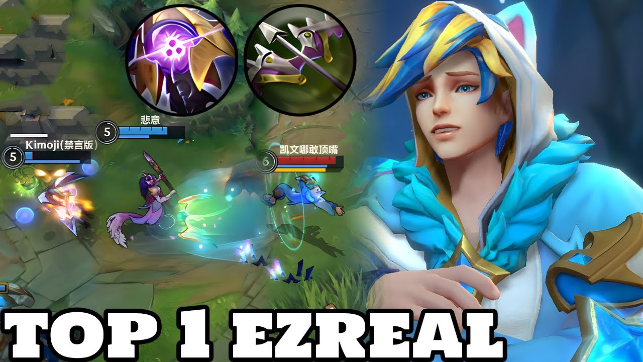 Wild Rift Ezreal - Top 1 Ezreal Gameplay Rank Grandmaster