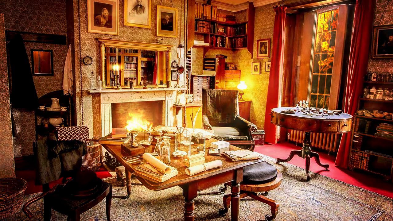 Ambience/ASMR: Victorian Naturalist's Library/Study & Laboratory, 5 Hours