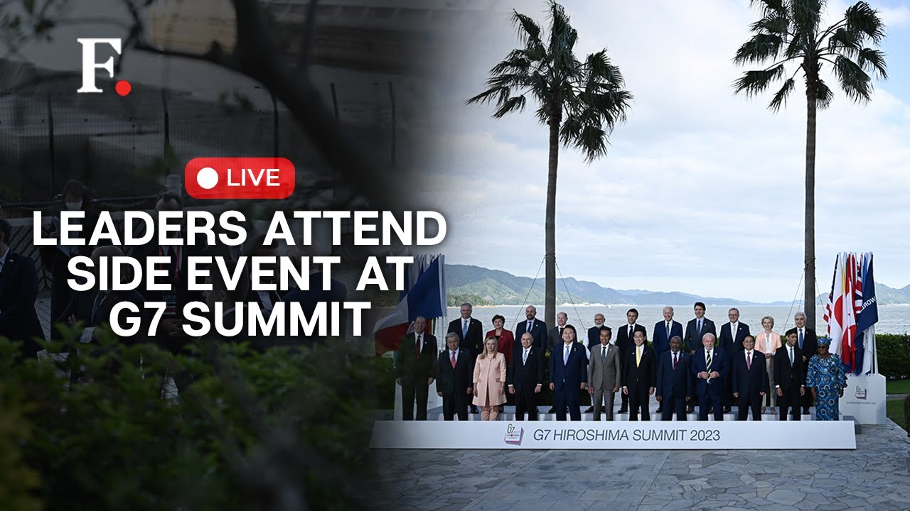 G7 Summit LIVE: Leaders Attend Partnership for Global Infrastructure and Investment at G7 in Japan