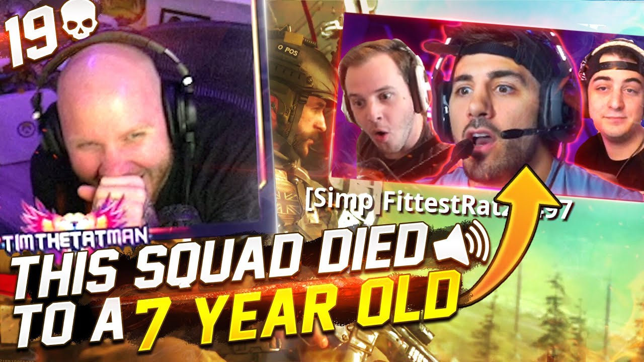 THIS 7 YEAR OLD KILLED OUR SQUAD AND ROASTED US! Ft. Nickmercs, Cloakzy & Huskerrs