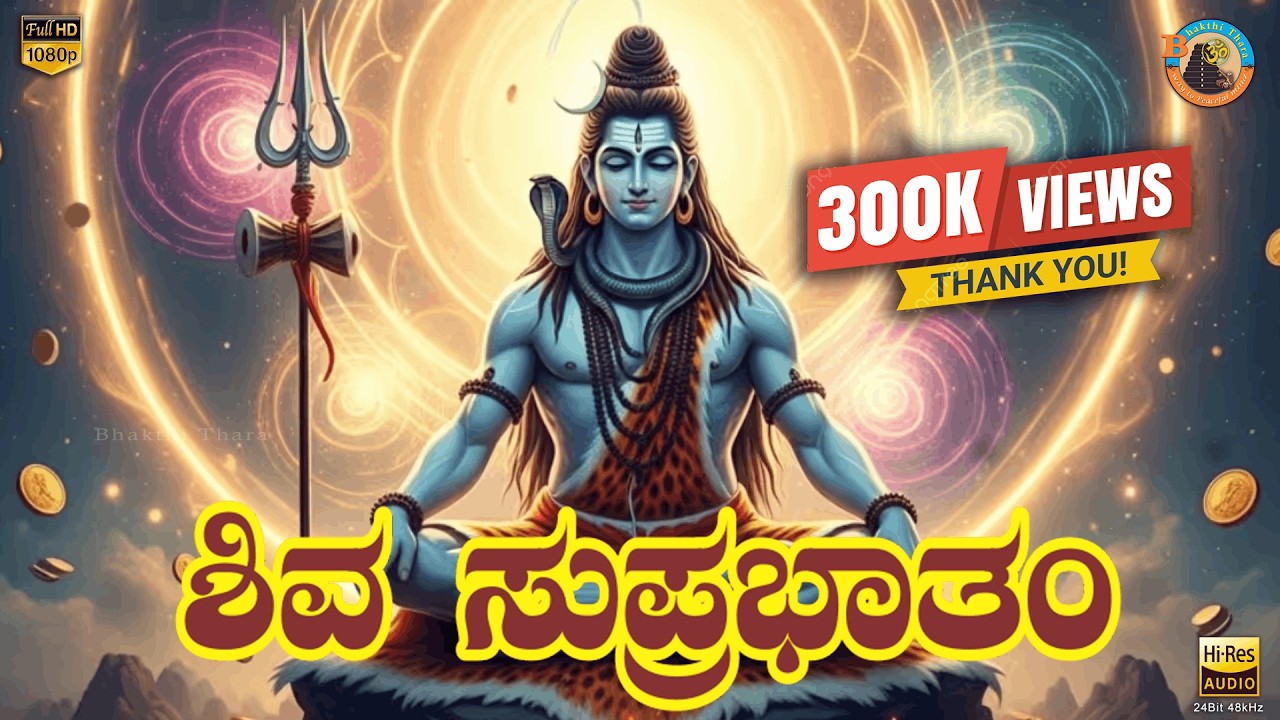 Shiva Suprabhatha || K.S.Surekha || Kannada Devotional Songs || Bhakthi Thara ||