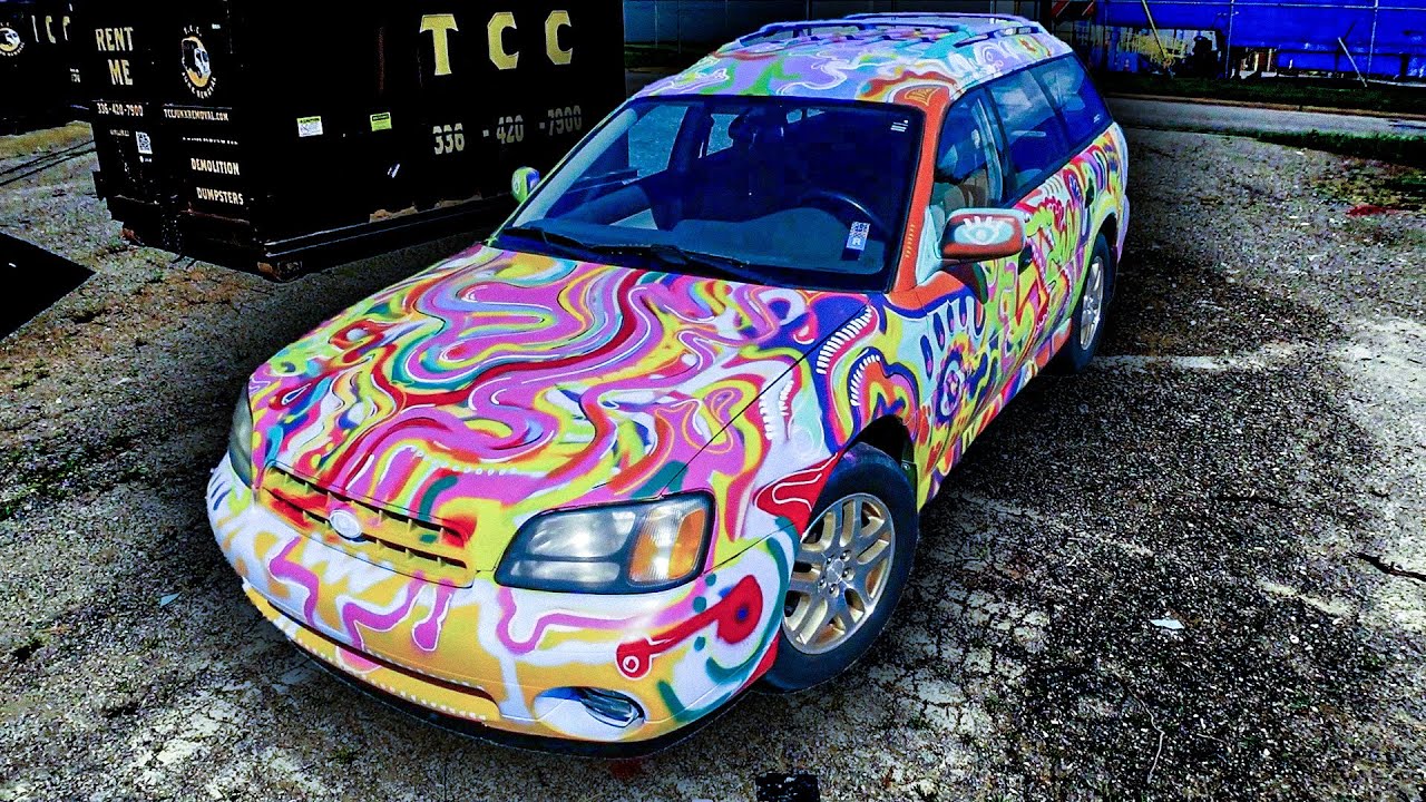 Giving this Subaru the Craziest Paint Job!