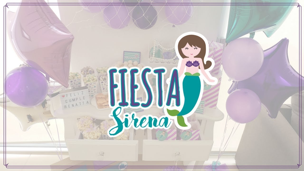 Como hacer una fiesta de sirena