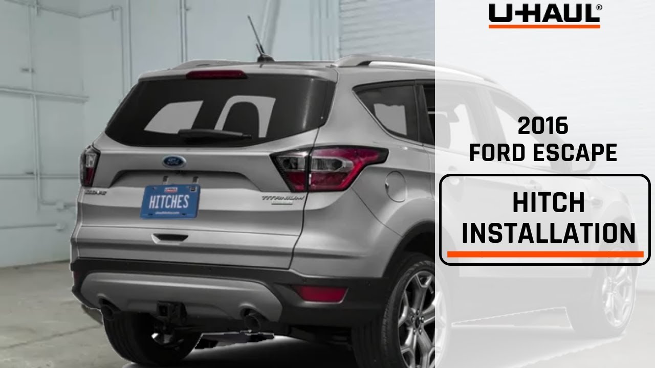 2016 Ford Escape Trailer Hitch Installation