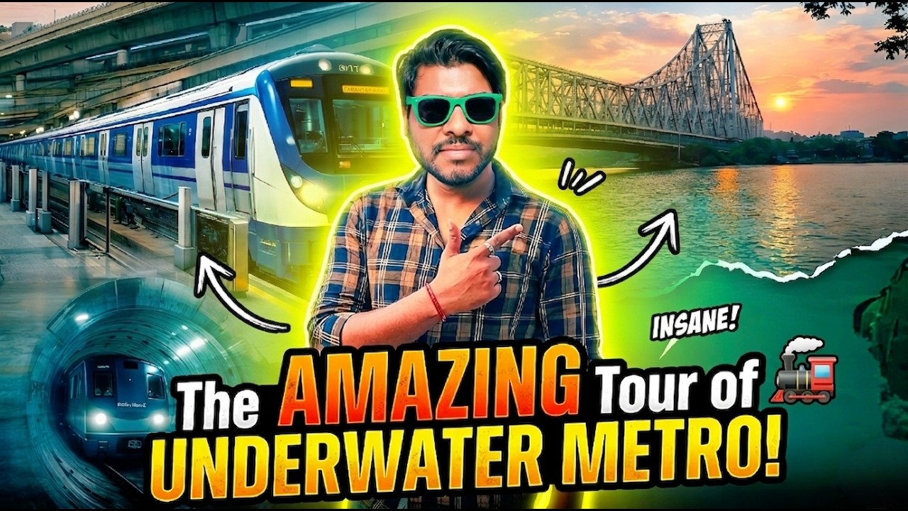 India's First Underwater Metro Tour//Vlog - 0153//@BAB-THE-BLOGGR