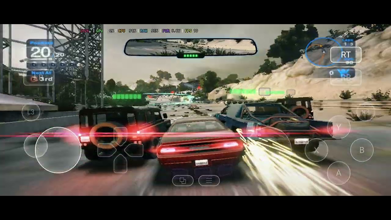 Blur on Android| Mali G57| Unisoc T606| Gamehub Antutu