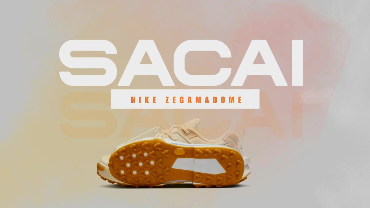 SACAI x Nike Zegamadome WHITE GUM 2025 — SNEAKER REVIEW