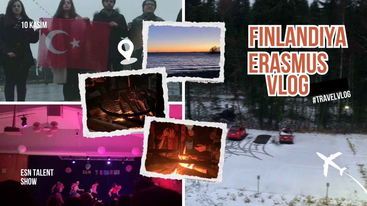 Finlandiya’da İlk Kar Yağdı | Kamp Ateşi, Talent Show ve 10 Kasım
