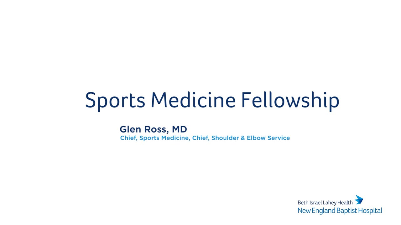Sports Medicine Fellowship