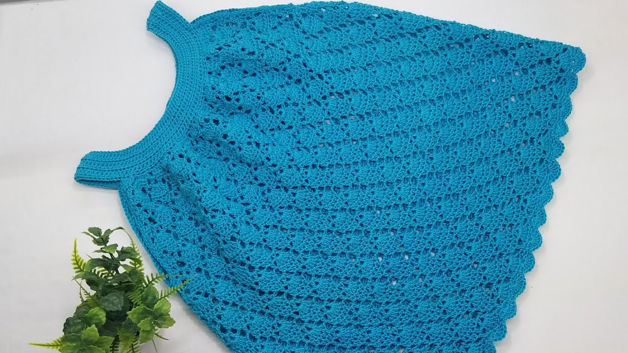 Vestido Vany tejido a crochet