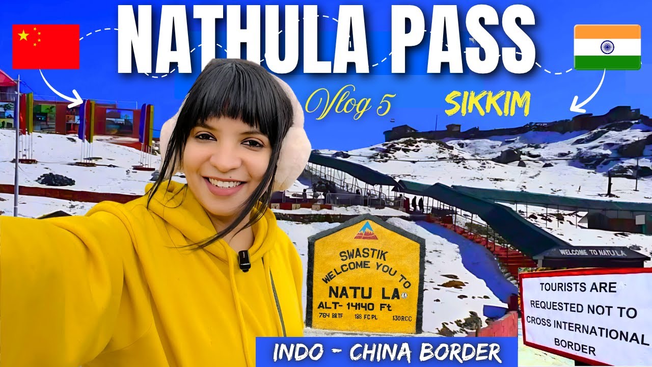 I ALMOST REACHED CHINA🇨🇳 ? | Nathula Pass | Indo - China Border🇮🇳 | Changu Lake | Sikkim | Gangtok