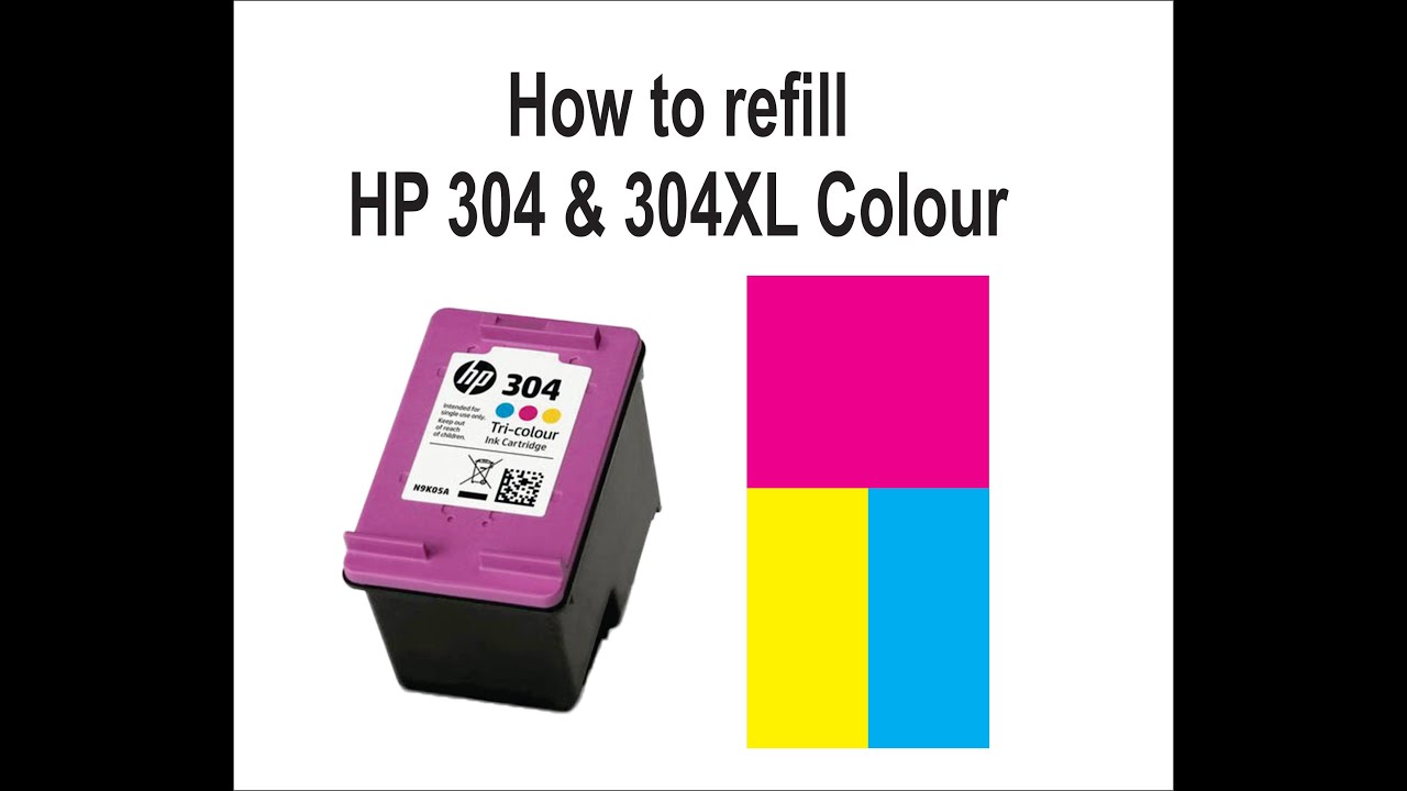 Refill cartridge HP 304 304XL Colour