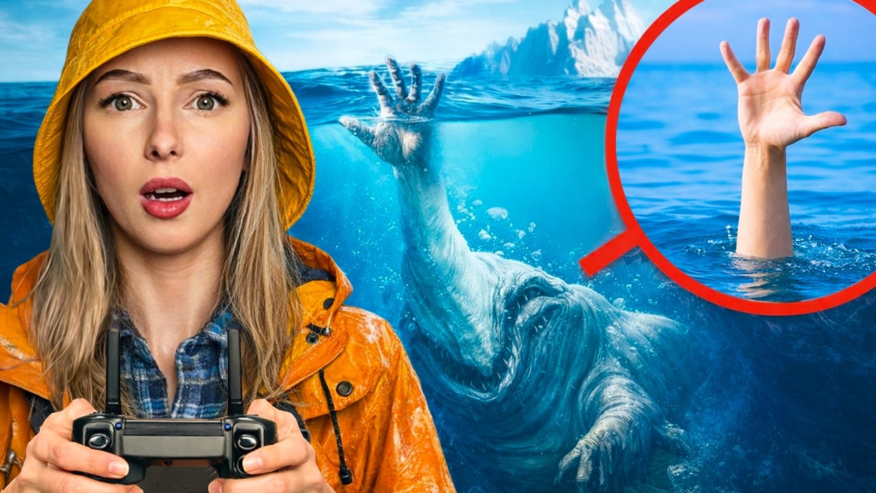 NASZ DRON NAGRAŁ HAND SEA MONSTER W PRAWDZIWYM ŻYCIU!!