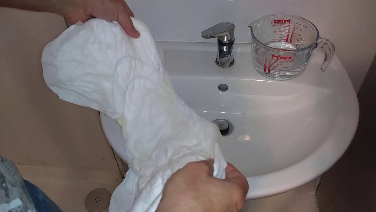 Tena comfort extra liquid absorption test?