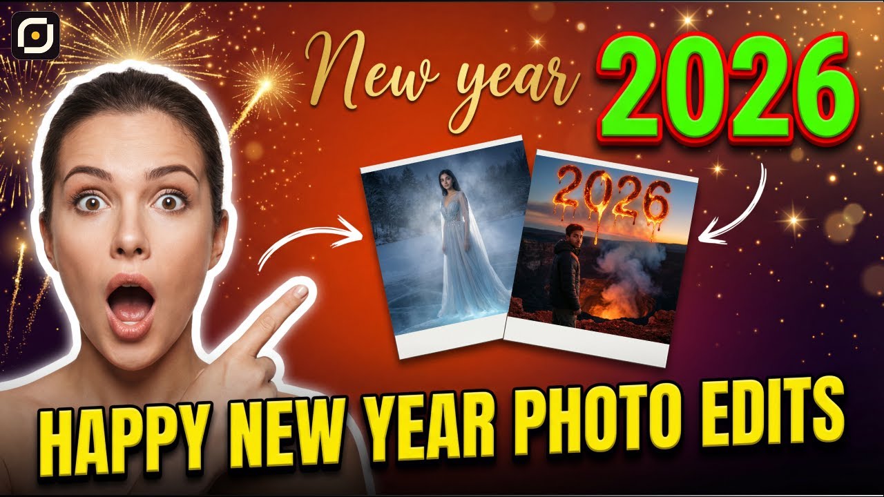 Happy New Year 2026 AI Photo Editing | Gemini AI Prompts & Ideas (Copy & Paste)