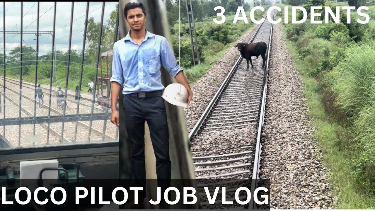 3 दुर्घटनाएं होंगी आज , BIG ACCIDENT SAVED BY LOCO PILOT , RAILWAY JOB VLOG