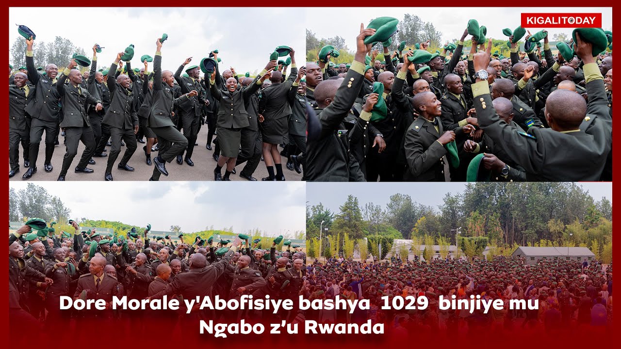 Dore Morale y'Abofisiye bashya  1029  binjiye mu Ngabo z&rsquo;u Rwanda