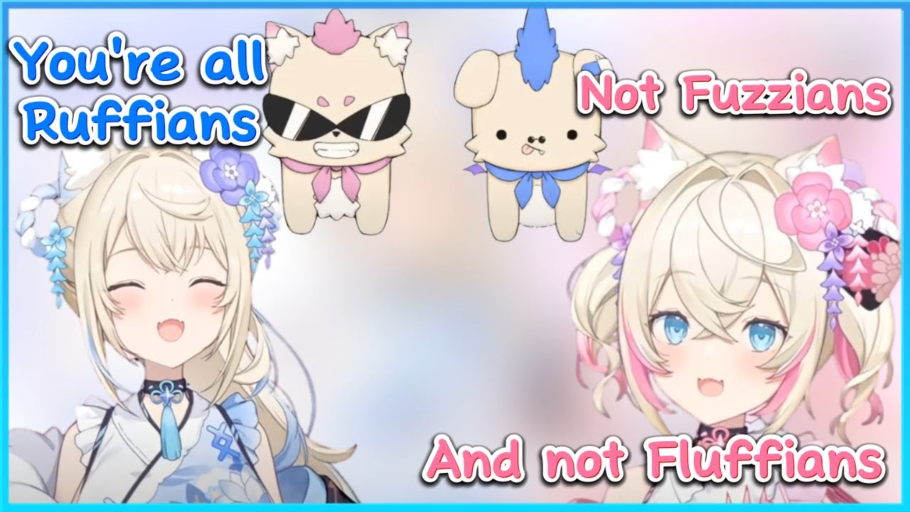 Not Fluffians, Not Fuzzians...Just Ruffians!!! [FuwaMoco/HoloEn] [EngSub]