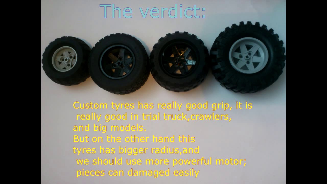 lego Tires comparison
