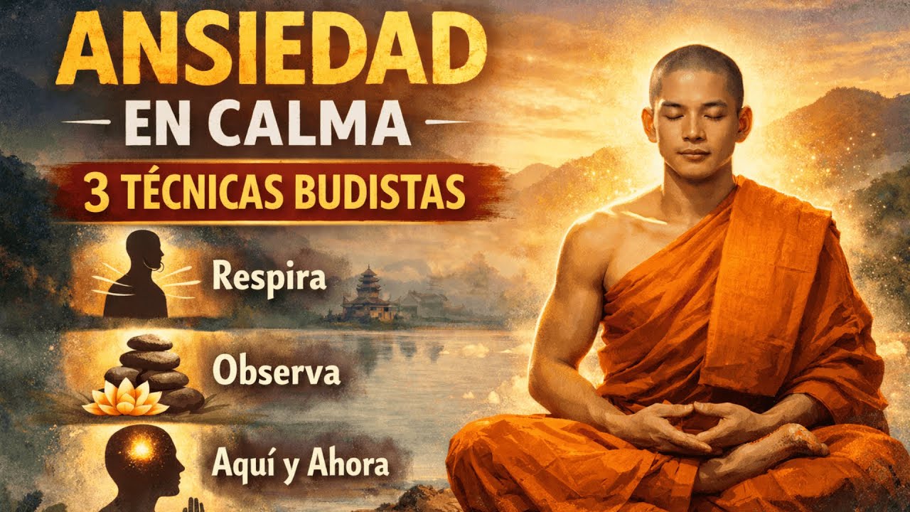 La Ansiedad Desaparece: 3 Técnicas Budistas Poderosas |  