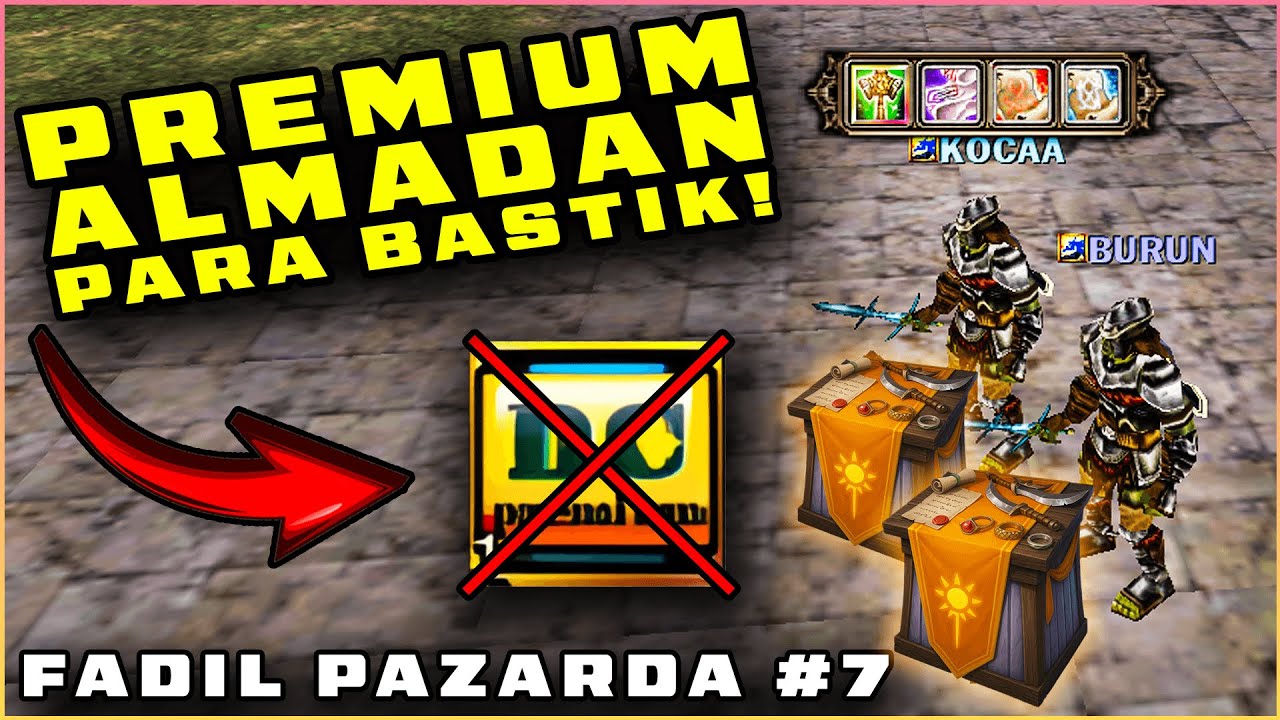 PREMIUM BİLE &Ccedil;EKMEDEN PARA BASTIK! | Pazar Yaparak Char Diziyorum #7 | Knight Online Pazar