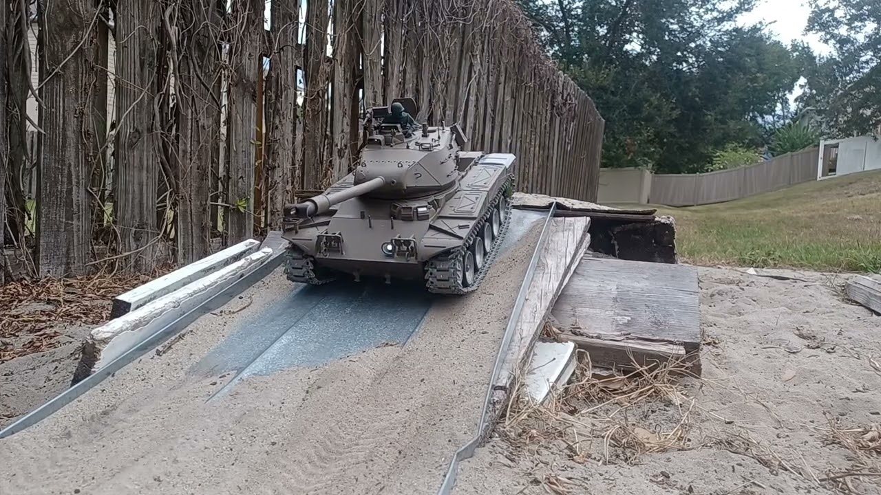 revised video of Heng Long Walker Bulldog Light tank in 🎬 action! thanks for watching!