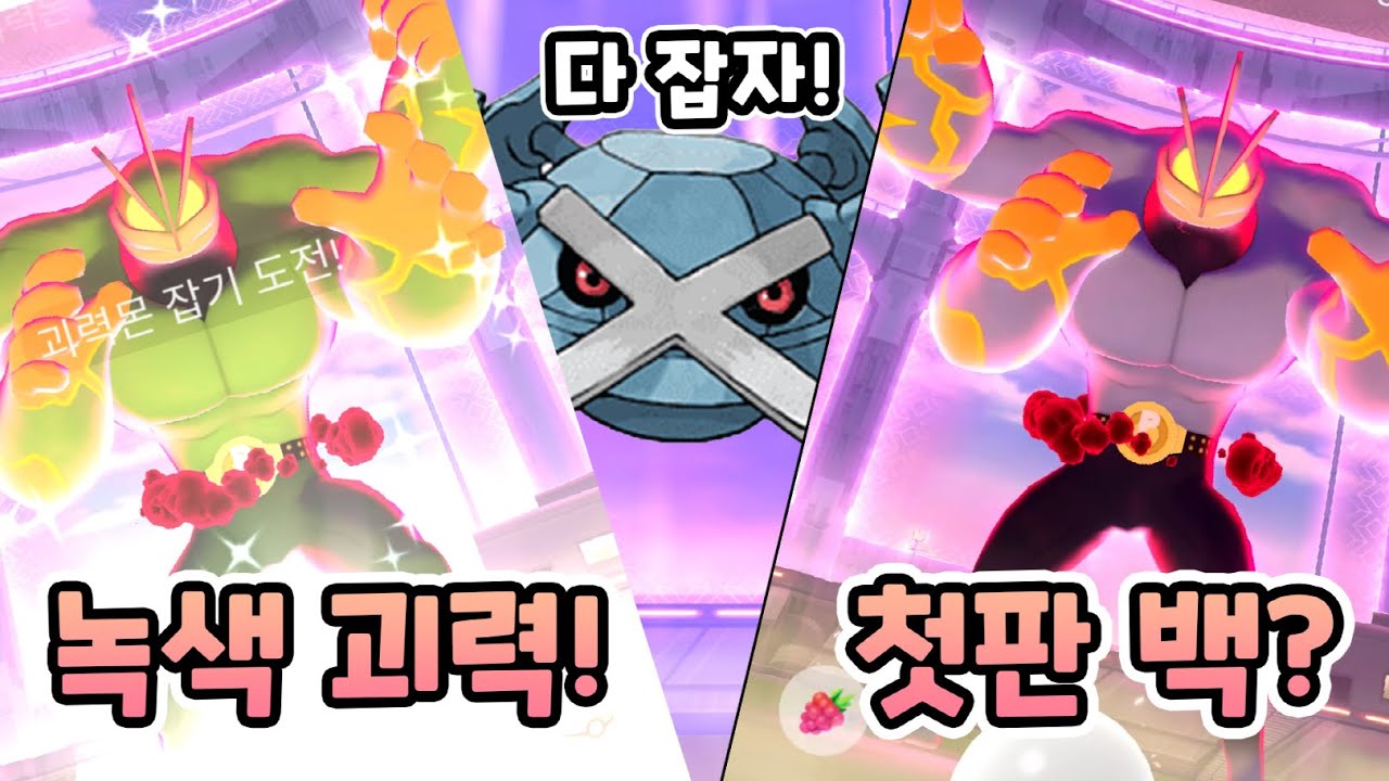 거다이맥스 괴력몬 첫 판부터 백?! [포켓몬고]