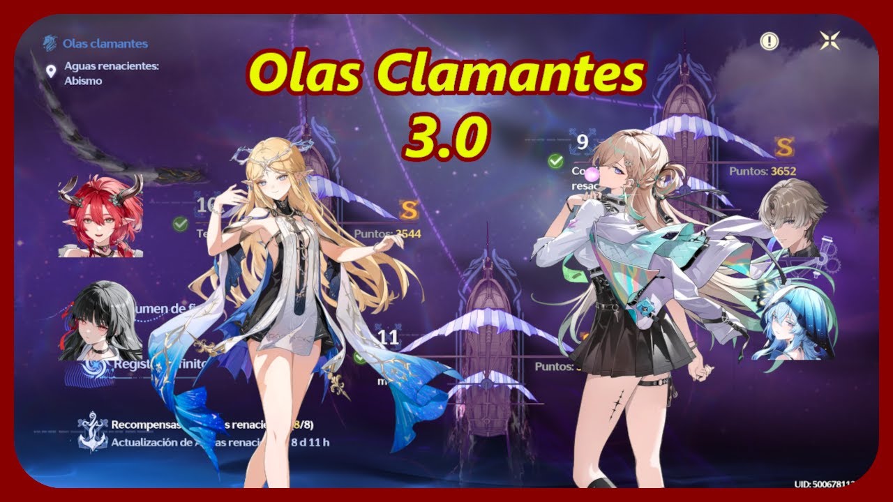 Cartethyia S0 y Lynae S0 | Olas Clamantes 3.0 F2P | Wuthering Waves Eventos