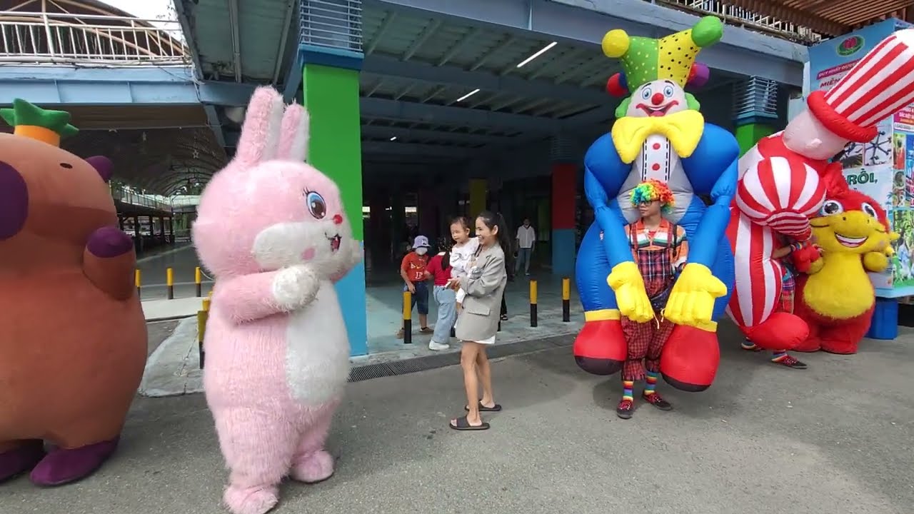 Em bé lần đầu tiên đi đầm sen #haimi-vlog2024 #damsen