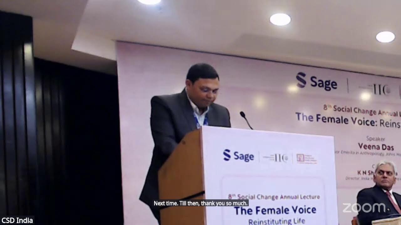 8th Social Change Annual Lecture - 2026