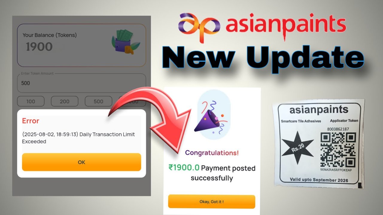 Masterstroke asian paints Новое обновление | Азиатские краски Masterstroke App KYC или Банк Tansa...