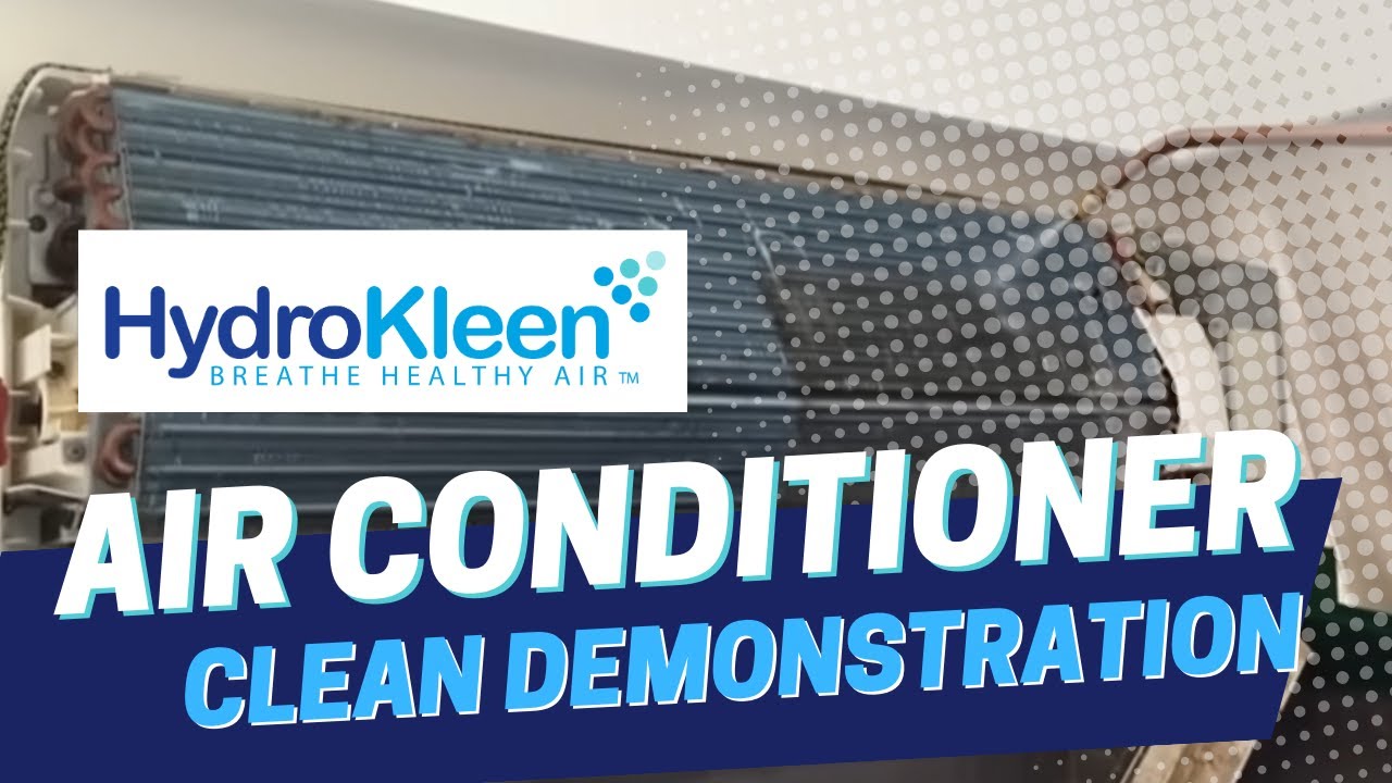 HydroKleen Air Conditioner Clean Demonstration