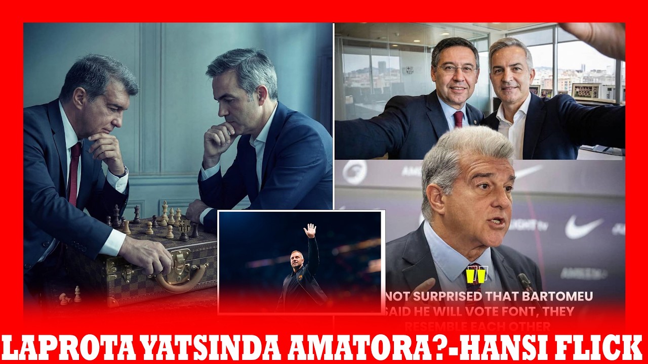 LAPORTA ARATSINDA AMATORA? HANSI FLICK YATWARA LALIGA NA CHAMPIONS LEAGUE! LAMINE YAMAL MU NGAMBA