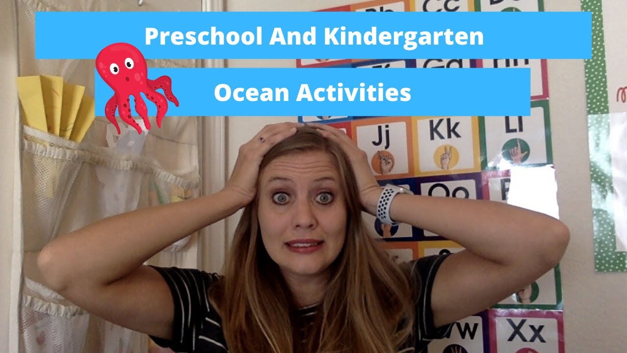 OCEAN Theme Part #2 - Preschool and Kindergarten Activities!