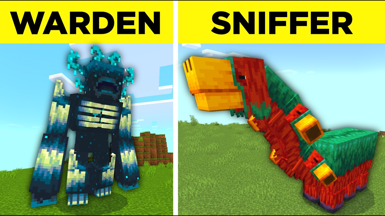 51 Mob Mutant Paling MENYERAMKAN Yang Akan BERTARUNG Di Minecraft!
