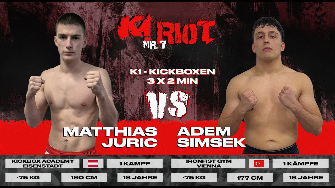 K1RIOT 7.0 | JUSIC VS. SIMSEK | 01.11.2025 | Halle B, Baden