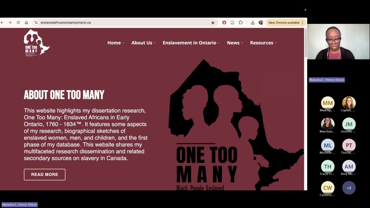 Black History Month 2026 Virtual Lecture Series | Natasha Henry Dixon | Simcoe County Museum