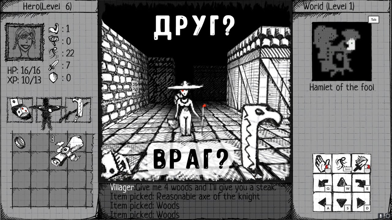 ✘Полное прохождение, летсплей игры: Drawngeon Dungeons of Ink and Paper✘