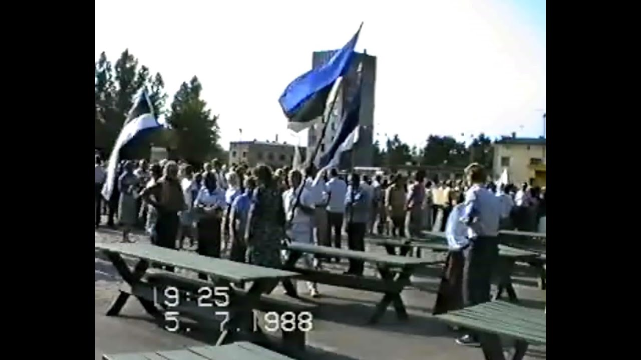 Rahvarinne Viljandi 1988 osa1