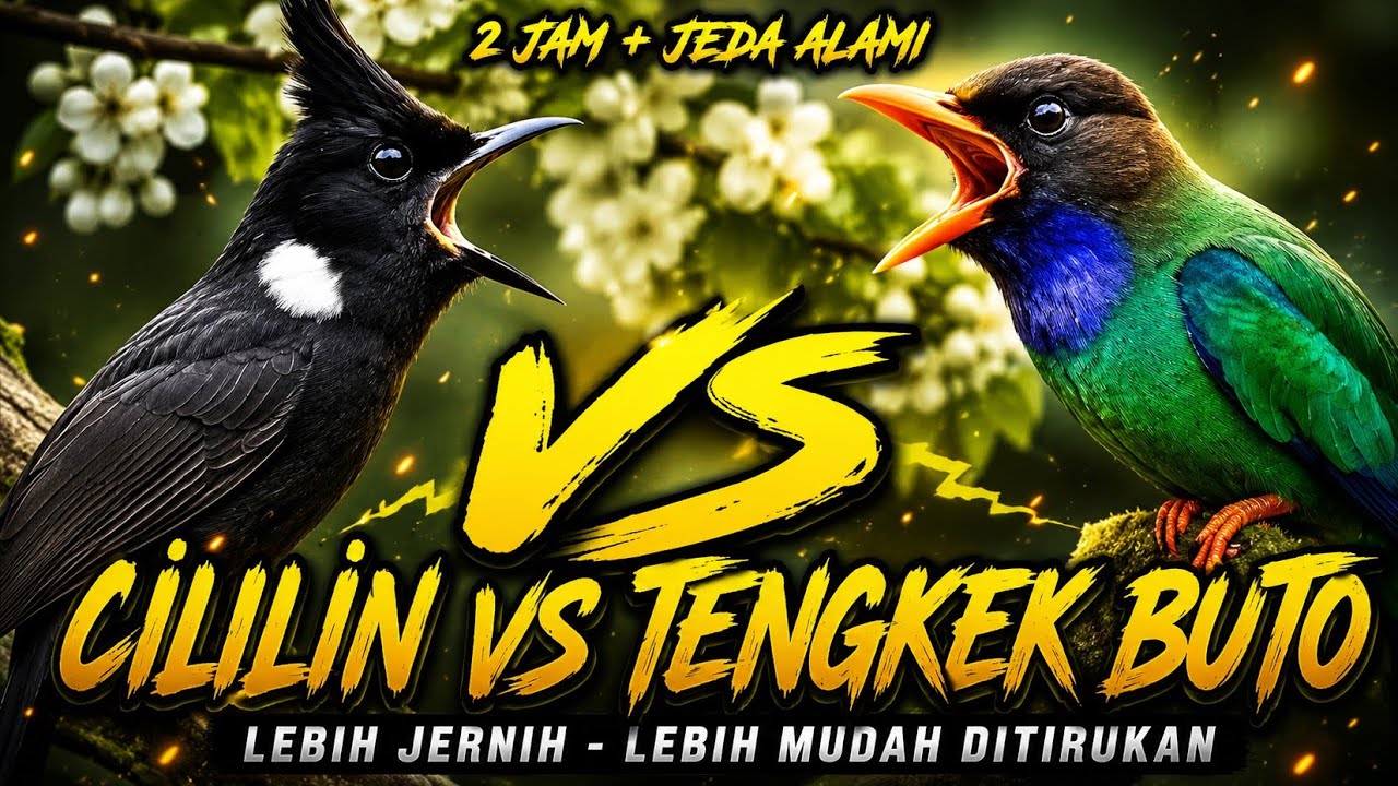 CILILIN GACOR 🔴 MASTERAN CILILIN VS TENGKEK BUTO SUARA JERNIH DURASI PANJANG - ORIENTAL DOLLARBIRD