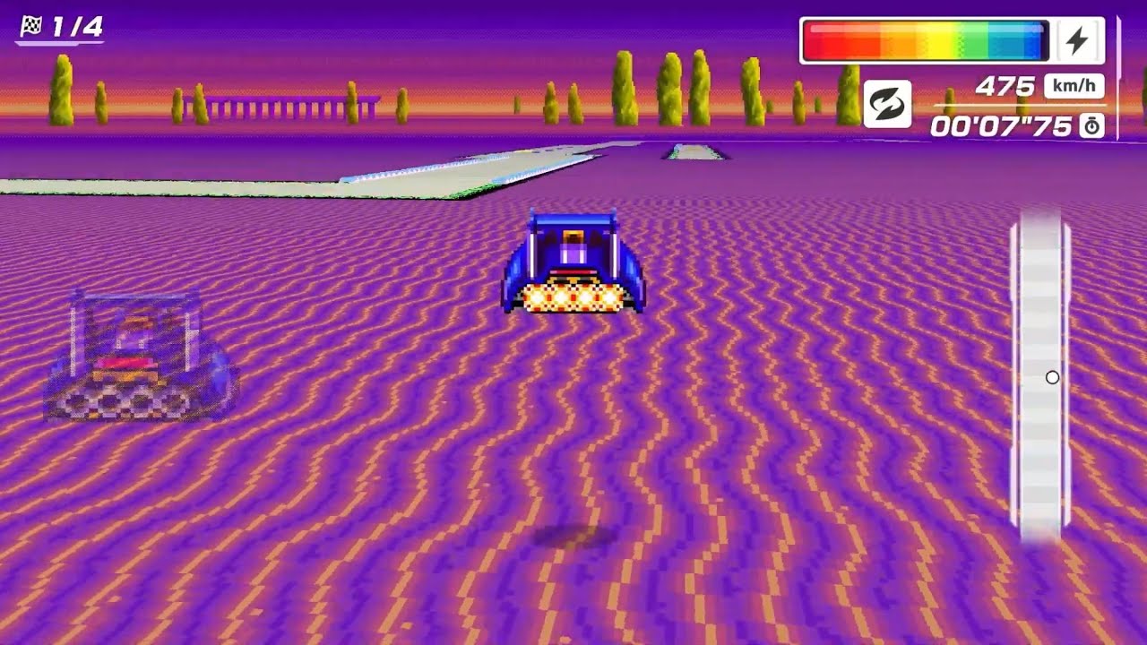 F-Zero 99 - NEW Mirror Silence II SHORTCUT with Fox - 1'22