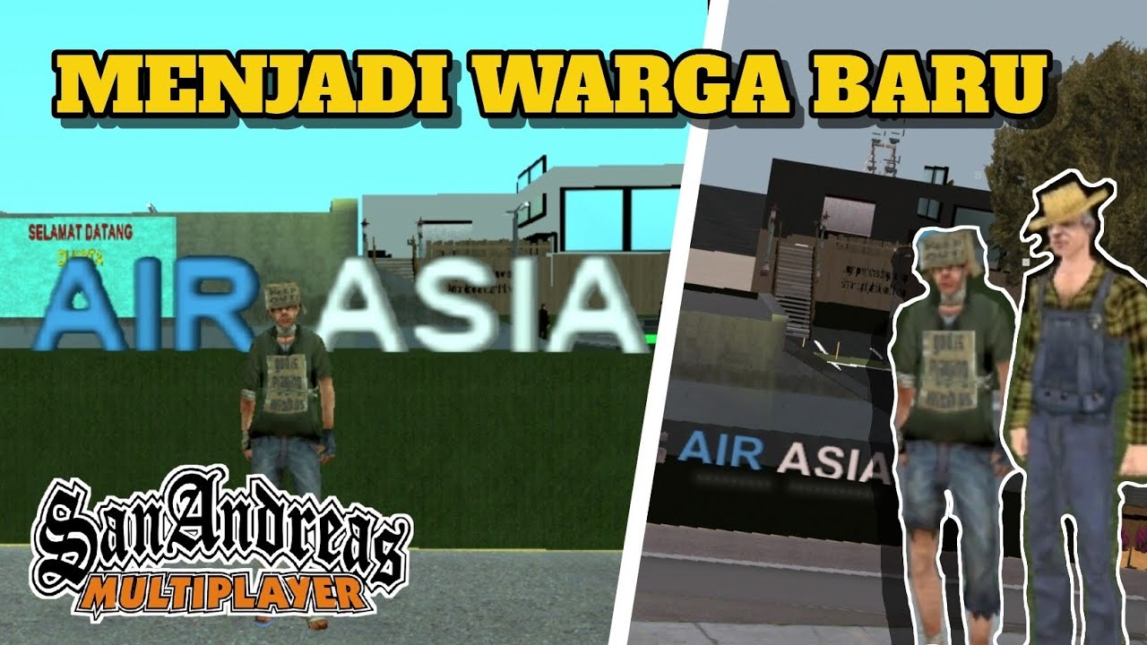 MENJADI WARGA BARU DI SERVER AARP! | AIR ASIA ROLEPLAY - GTA SAMP