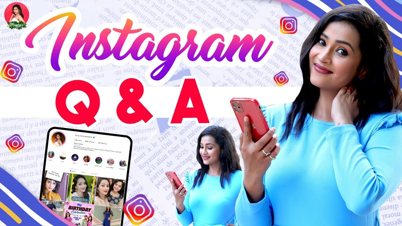 My Instagram Q & A❓ | Ask Me Anything | Manasa Manual | Manasa Manohar