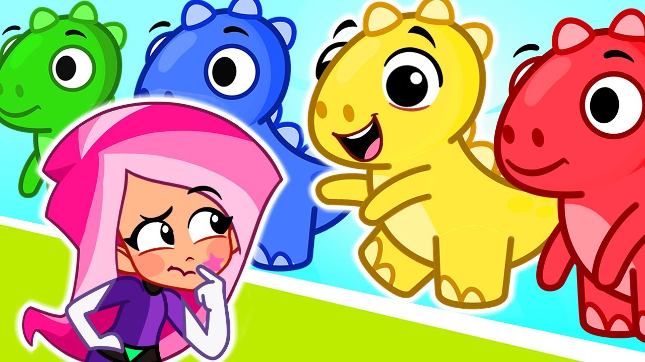 Where Is the REAL Dino Baby? 🦕👶 Five Little Dinos 🦖Police Save the Day 🚓✨