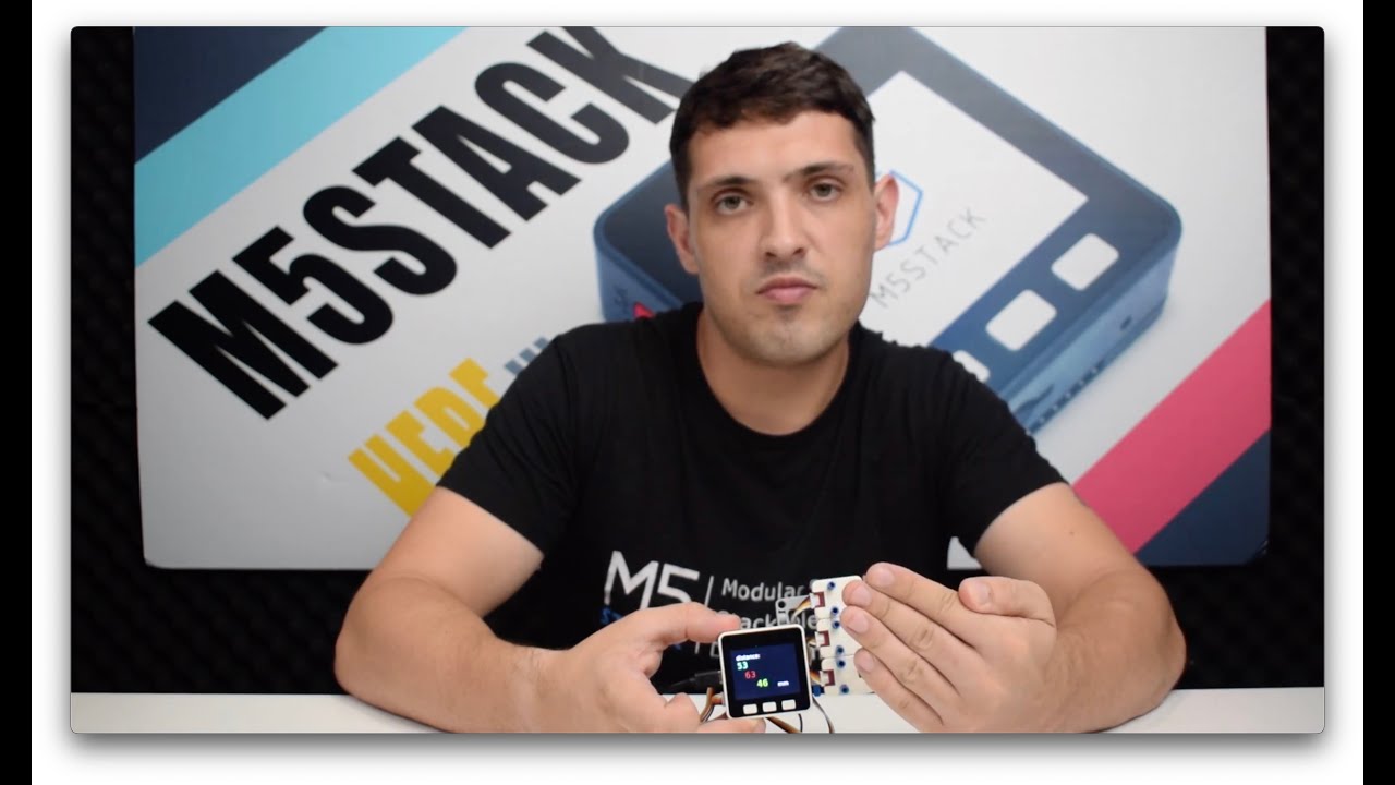 🚗 Парктроник: M5Stack, PAHub и юниты ToF