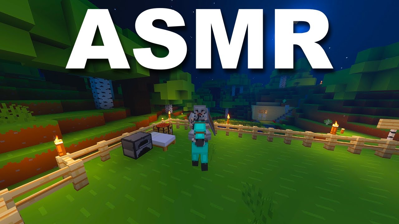 ASMR GAMING MINECRAFT SURVIVAL KEYBOARD SOUNDS AND RAMBLING