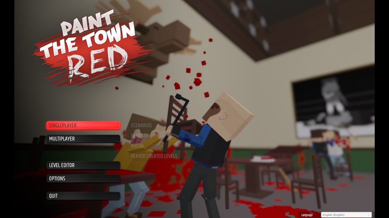 Играем в игрульку под названием Paint the towv red